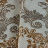 Elegant Damask Deep Embossed Wallpaper, 3D Textured Wallcovering, Traditional, Extra Large 114 sq ft Roll, Fabric Feel, Durable, Washable - Walloro High End Wallcoverings & More