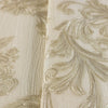 Elegant Damask Embossed Wallpaper, Cream 3D Textured Wallcovering, Traditional, Extra Large 114 sq ft Roll, Stylish Wallpaper, Luxury Floral - Walloro High End Wallcoverings & More