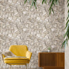 Elegant Realistic Stone Effect Wallpaper, Beige Deep Embossed Wall Decor Accent, Aesthetic Textured Wallcovering, - Walloro High End Wallcoverings & More