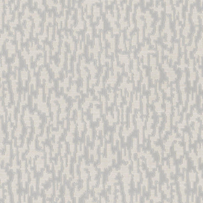 Glam Solid Color Wallpaper, Off White, Silver Rich Embossed Abstract Metallic Accents, Shimmering Design - Walloro High End Wallcoverings & More