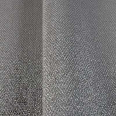 Gray Chevron Wallpaper, Textured Modern Fabric Like Wallcovering, Solid Neutral Colors - Walloro High End Wallcoverings & More