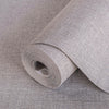 Gray Linen Textured Wallpaper, Cream Modern Neutral Colors Non-Pasted Wallcovering - Walloro High End Wallcoverings & More