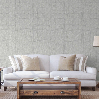 Gray Modern Lines Geometric Wallpaper, Contemporary 3D Embossed Wallcovering, Abstract Bold - Walloro High End Wallcoverings & More