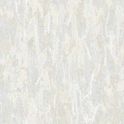 ivory Distressed Metallic Embossed Wallpaper, Shiny Rustic Industrial Modern Wallcovering - Walloro High End Wallcoverings & More