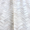 Jute Basket Weave Chevron Wallpaper, Ivory 3D Deep Embossed Non-Woven Braided Geometric Pattern - Walloro High End Wallcoverings & More