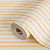 Kids Room Textured Wallpaper, Striped Wallpaper, Girls Boys Bedroom Wall Paper, Nursery Wallcovering, 114 sq ft, Yellow, Washable, Durable - Walloro High End Wallcoverings & More