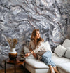 Large Marble Wall Mural, Marbled Wall Paper, Oversized Wall Art, Non-Woven, Non-Pasted, Removable, Large Abstract Wall Print Art - Walloro High End Wallcoverings & More