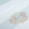 Light Blue Ornate Striped Wallpaper, Deep Embossed Regal Vintage Damask Wallcovering - Walloro High End Wallcoverings & More