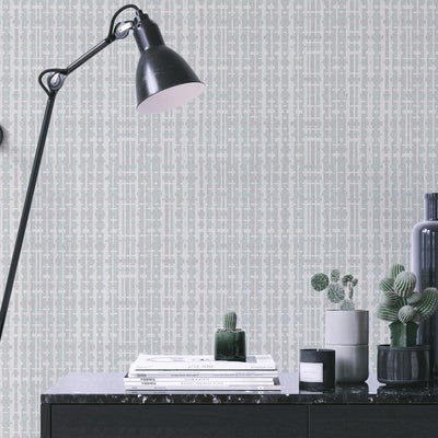 Light Blue Realistic Basket Weave Wallpaper, 3D Deep Embossed Premium Wallcovering - Walloro High End Wallcoverings & More