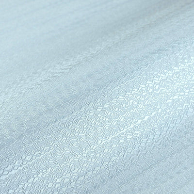 Light Blue Shiny 3D Embossed Striped Wallpaper, Plain Color Textured Wall Paper - Walloro High End Wallcoverings & More