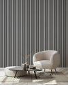 Light Gray Black Wall Panel, PS Wall Home Decoration Panel-Premium Quality - Walloro High End Wallcoverings & More