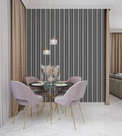 Light Gray Black Wall Panel, PS Wall Home Decoration Panel-Premium Quality - Walloro High End Wallcoverings & More