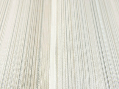 Light Gray Thin Striped 3D Embossed Wallpaper, Stylish Fabric Like Patterns Wallcovering - Walloro High End Wallcoverings & More