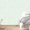 Light Green Shiny 3D Embossed Striped Wallpaper, Plain Color Textured Wall Paper - Walloro High End Wallcoverings & More