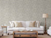 Light Metallic Timeless Distressed 3D Embossed Wallpaper, Stylish Metallic Neutral Colors Wallcovering - Walloro High End Wallcoverings & More