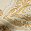 Luxury Deep Embossed Damask Wallpaper, Gold, Off White, Home & Commercial Use Decorative Wallcovering, Washable, Sturdy - Walloro High End Wallcoverings & More