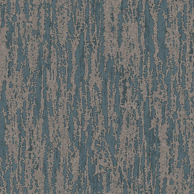 Modern Abstract 3D Embossed Wallpaper, Blue Urban Chic Metallic Accent Wallcovering, Glitter - Walloro High End Wallcoverings & More