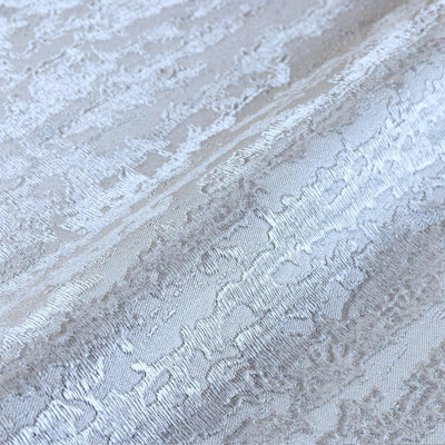 Modern Abstract 3D Embossed Wallpaper, Silver Urban Chic Metallic Accent Wallcovering, Glitter - Walloro High End Wallcoverings & More