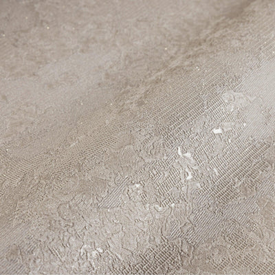 Modern Deep Embossed Wallpaper, Gray Solid Color Plain Elegant Sparkling Glittering Wallcovering, Easy Clean, Abstract, Plain, Non-Woven - Walloro High End Wallcoverings & More