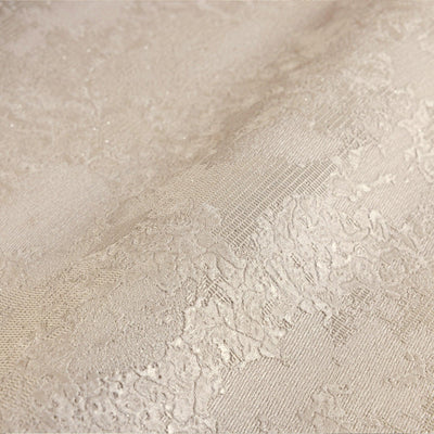 Modern Deep Embossed Wallpaper, Light Tan Solid Color Plain Elegant Sparkling Glittering Wallcovering, Easy Clean, Abstract, Plain, Non-Woven - Walloro High End Wallcoverings & More