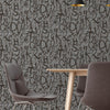 Modern Letters Wallpaper, Silver Rich Textured Wallcovering, Traditional, Kids Room, Large 114 sq ft Roll, Washable, Alphabets Wallpaper - Walloro High End Wallcoverings & More