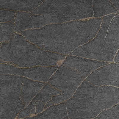 Modern Stone Embossed Wallpaper, Dark Gray, Copper Vein Pattern, Abstract Marble Design Home Wall Decor, Aesthetic Wallpaper, Textured Wallcovering - Walloro High End Wallcoverings & More