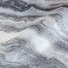 Modern White, Silver Marbled Shiny Wallpaper, Home Wall Decor, Aesthetic Wallpaper, Textured Wallcovering Non-Adhesive and Non-Peel and Stick - Walloro High End Wallcoverings & More