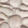 Realistic Embossed Oval Stone Wallpaper, Beige, Gray Farmhouse, Lodge Home Interior Design Wallcovering - Walloro High End Wallcoverings & More