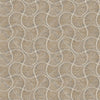 Round Geometric Shapes Deep Embossed Wallpaper, Light Brown Shiny Surface Textured Wall Accent Decor - Walloro High End Wallcoverings & More