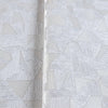 Shimmering Geometric Shapes Wallpaper, Cream Deep Embossed Asymmetrical Design Wallcovering - Walloro High End Wallcoverings & More