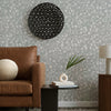 Shimmering Geometric Shapes Wallpaper, Silver Deep Embossed Asymmetrical Design Wallcovering - Walloro High End Wallcoverings & More