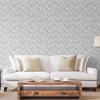 Silver Abstract Shimmering Wallpaper, Modern Luxury Sparkling Solid Color Wall Paper - Walloro High End Wallcoverings & More