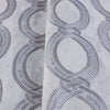 Silver Geometric Chain Pattern Wallpaper, Deep Embossed Stylish Sparkling Luxury Design - Walloro High End Wallcoverings & More