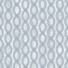 Silver Geometric Chain Pattern Wallpaper, Deep Embossed Stylish Sparkling Luxury Design - Walloro High End Wallcoverings & More