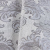 Silver Rich Baroque Damask Wallpaper Deep Embossed Shimmering Vintage Design - Walloro High End Wallcoverings & More