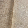 Sleek Abstract Embossed Wallpaper, Beige, Rich Textured Plain Modern Shimmering Wall Decor, Non-Woven Wallcovering - Walloro High End Wallcoverings & More