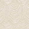 Stylish Beige Striped Embossed Wallpaper, Home Wall Decor, Aesthetic Wallpaper, Textured Wallcovering Non-Adhesive - 41.7”W X 393”H - Walloro High End Wallcoverings & More