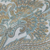 Stylish Paisley Wallpaper, Textured Wallcovering, Large 114 sq ft Roll, Washable, Home Wall Decor, Accent Wall Paper, Washable, Blue Brown - Walloro High End Wallcoverings & More