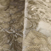 Tan Damask Flower Baroque Wallpaper, 3D Glitter Sparkling Rococo Vintage Wall Decor - Walloro High End Wallcoverings & More