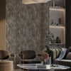 Timeless Distressed Embossed Wallpaper, Dark Gray Worn Abstract Rustic Pattern Modern Wallcovering for Home and Commercial Use, Rich Textured Wall Accent - Walloro High End Wallcoverings & More