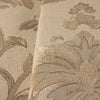 Timeless Ornate Embossed Wallpaper, Beige, Fabric Like, Rich 3D Textured Flocked Luxury Wallcovering Design, Non-Woven - Walloro High End Wallcoverings & More