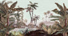 Tropical Nature Scene Wall Mural, Palm Tree, Wallpaper, Custom Size, Non-Woven, Modern Wall Paper, Non-Pasted, Washable, , Removable, Floral - Walloro High End Wallcoverings & More