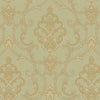 Beautiful Damask Deep Embossed Wallpaper, 3D Textured Wallcovering, Traditional, Extra Large 114 sq ft Roll, Elegant Wallpaper, Washable - Walloro Luxury 3D Embossed Textured Wallpaper 