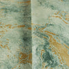 Marbled Wallpaper, Rich Textured Wallcovering, Large 114 sq ft Roll, Washable, Green Metallic Rusted Effect, Abstract Wallpaper, Distressed - Walloro Luxury 3D Embossed Textured Wallpaper 