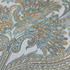 Stylish Paisley Wallpaper, Textured Wallcovering, Large 114 sq ft Roll, Washable, Home Wall Decor, Accent Wall Paper, Washable, Blue Brown - Walloro Luxury 3D Embossed Textured Wallpaper 