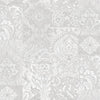 Damask Washed Distressed Wallpaper, Rich 3D Textured Wallcovering, Large 178 sq ft Roll, Decorative Wall Paper, Light Colors Wallpaper - Walloro Luxury 3D Embossed Textured Wallpaper 
