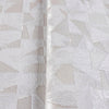 Elegant Abstract Geometric Embossed Wallpaper, Shimmering 3D White Silver Textured Wallcovering, Non-Pasted, Extra Large 178 sq ft Roll - Walloro Luxury 3D Embossed Textured Wallpaper 