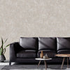Silver Textured Embossed Wallpaper, Sturdy Wallcovering, Large 178 sq ft Roll, Decorative Wall Paper, Light Color Distressed Abstract Shiny - Walloro Luxury 3D Embossed Textured Wallpaper 