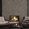 Stylish Dark Neutral Abstract Geometric Embossed Wallpaper, Shimmering 3D Textured Wallcovering, Non-Pasted, Extra Large 178 sq ft Roll - Walloro Luxury 3D Embossed Textured Wallpaper 