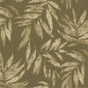 Washed Green Leaf Wallpaper, Textured Faded Tree Leaves Wallcovering, Non-Pasted - Walloro High End Wallcoverings & More